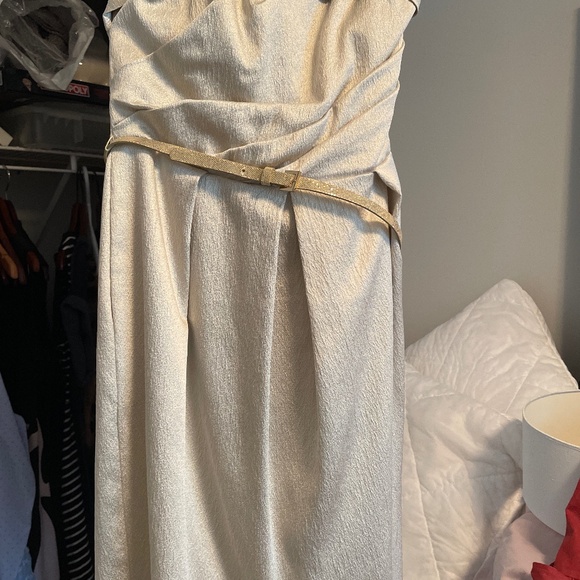 David's Bridal Dresses & Skirts - Mini Gold strapless dress